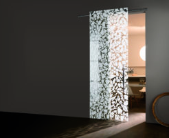 Casali glass door sliding porta vetro scorrevole Ottanta_white